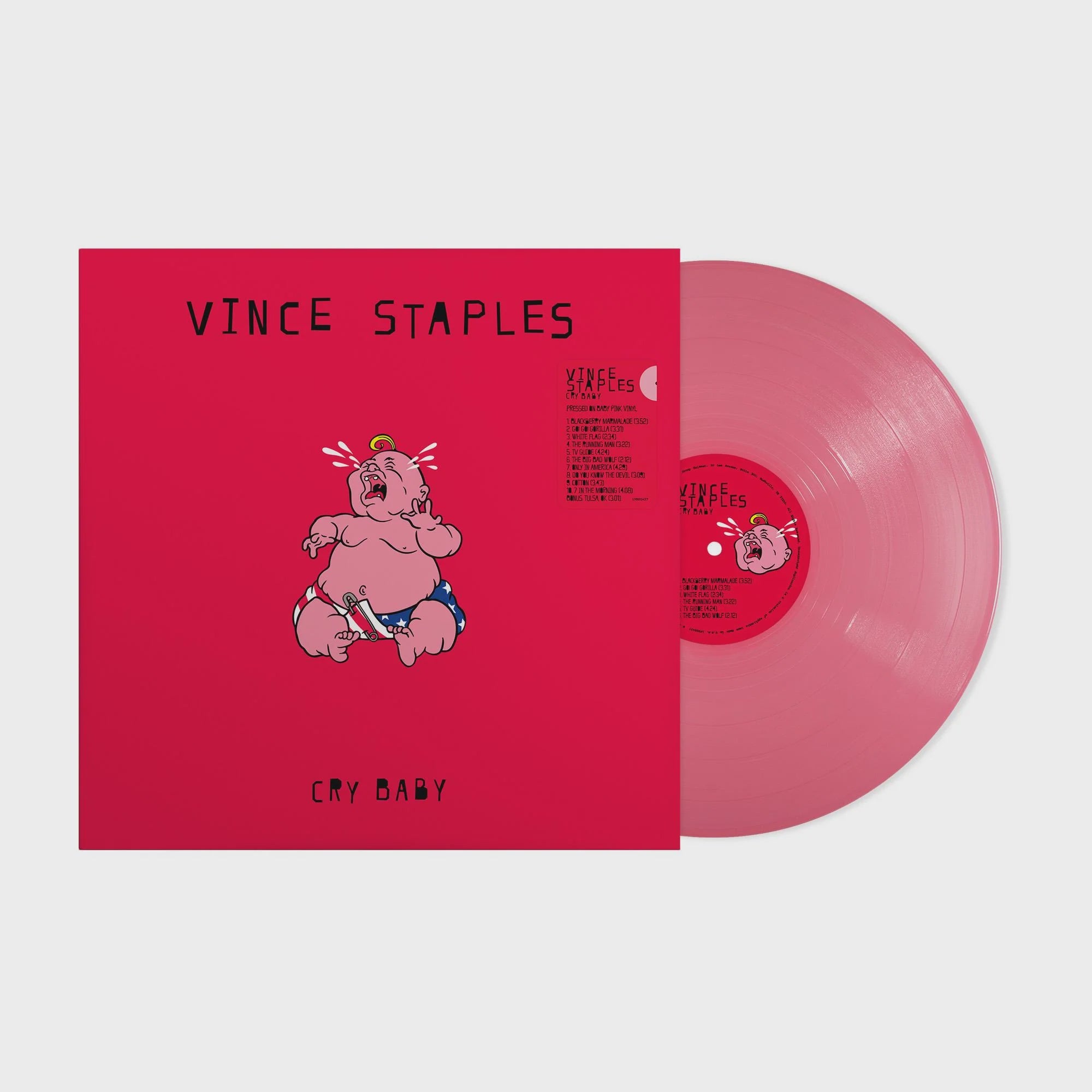 Vince Staples - Cry Baby Pink Vinyl LP