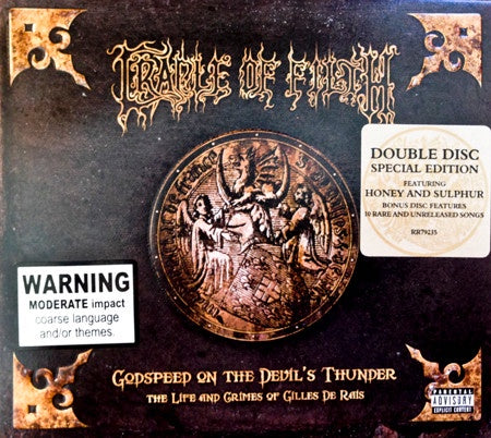 Cradle Of Filth – Godspeed On The Devil's Thunder: The Life And Crimes Of Gilles De Rais Special Edition Digipak 2CD
