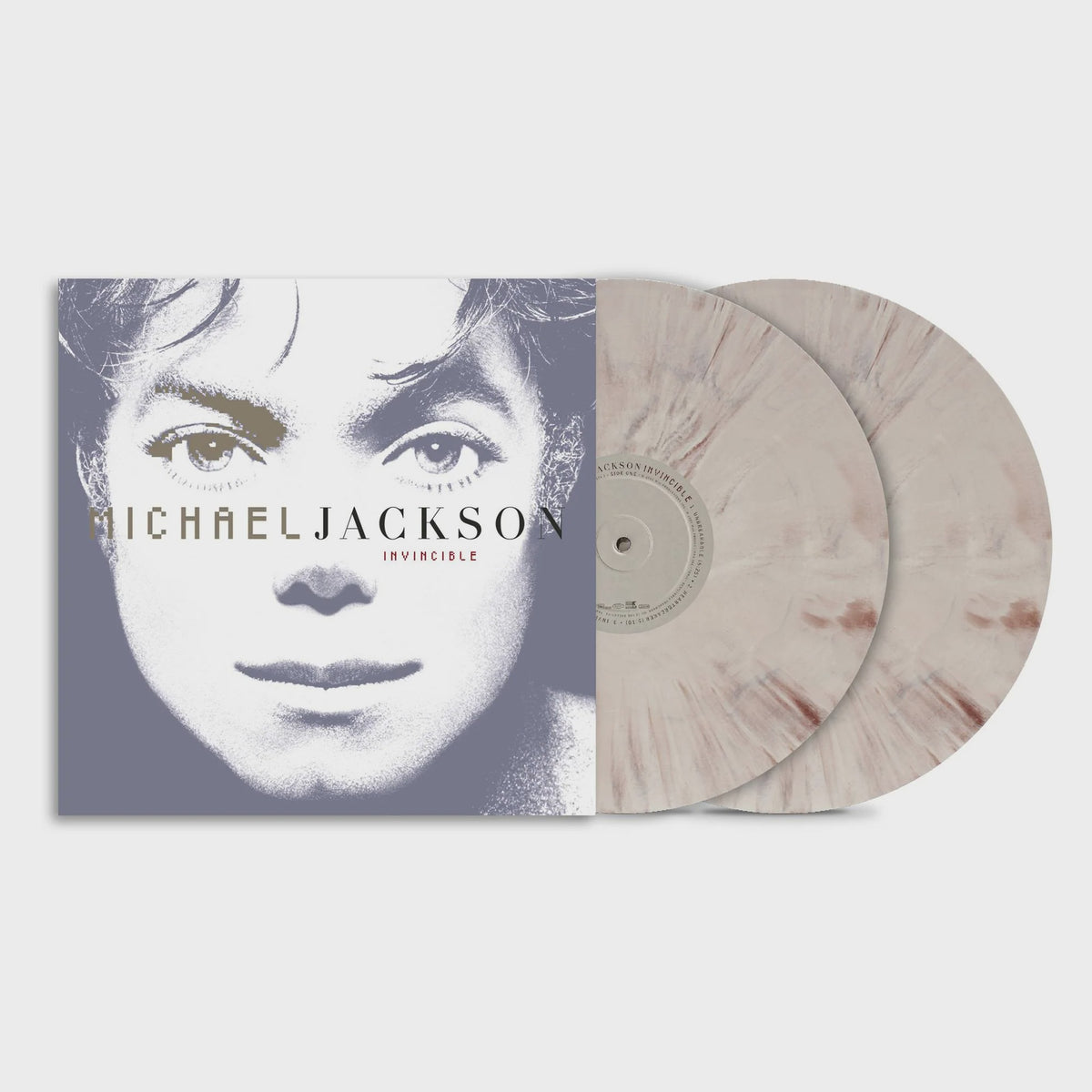 Michael Jackson - Invincible (25th Anniversary) Stone Grey Marble Coloured Vinyl 2LP