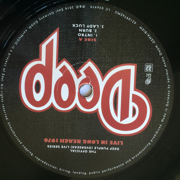 Deep Purple - Long Beach 1976 Remastered Reissue Vinyl 3LP (Used)
