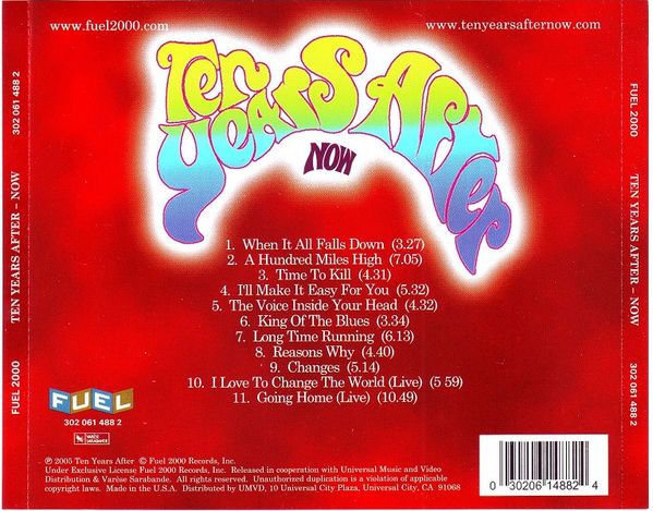 Ten Years After - Now CD