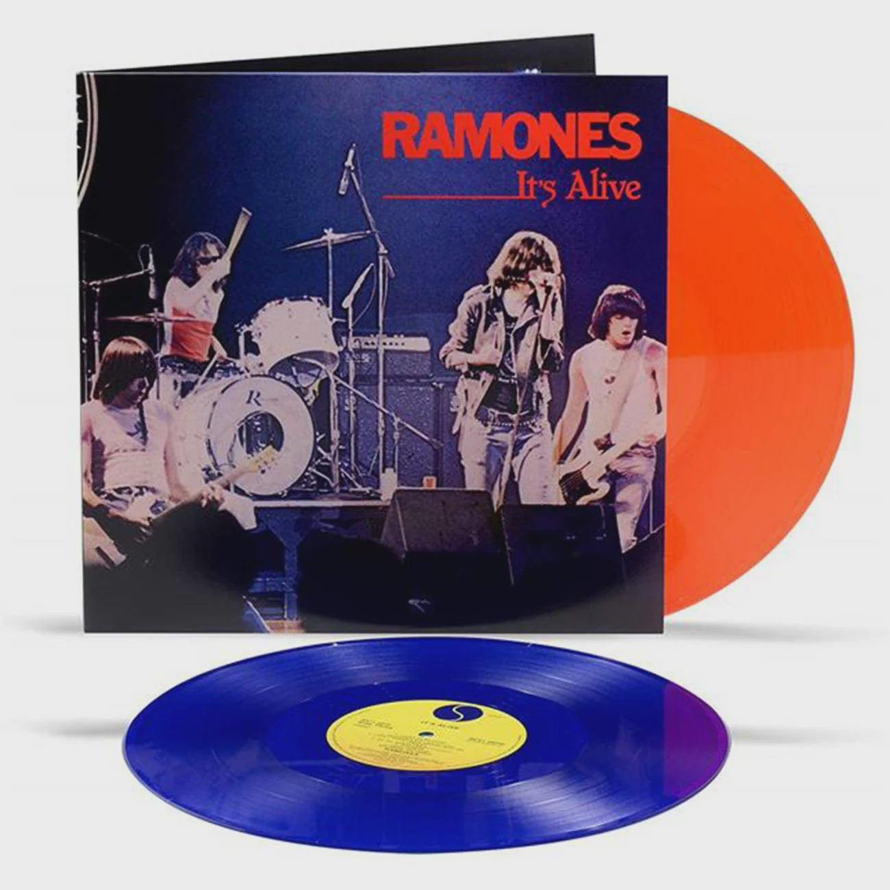 Ramones - It's Alive 40th Anniversary Red/Blue Coloured Vinyl 2LP