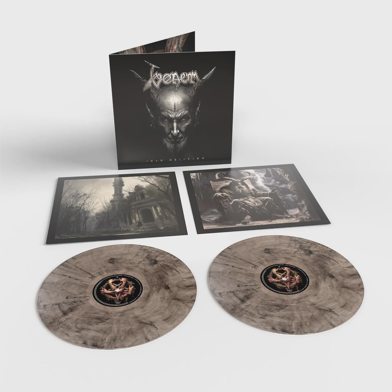Venom - Into Oblivon Black & Clear Smoke Coloured Vinyl 2LP