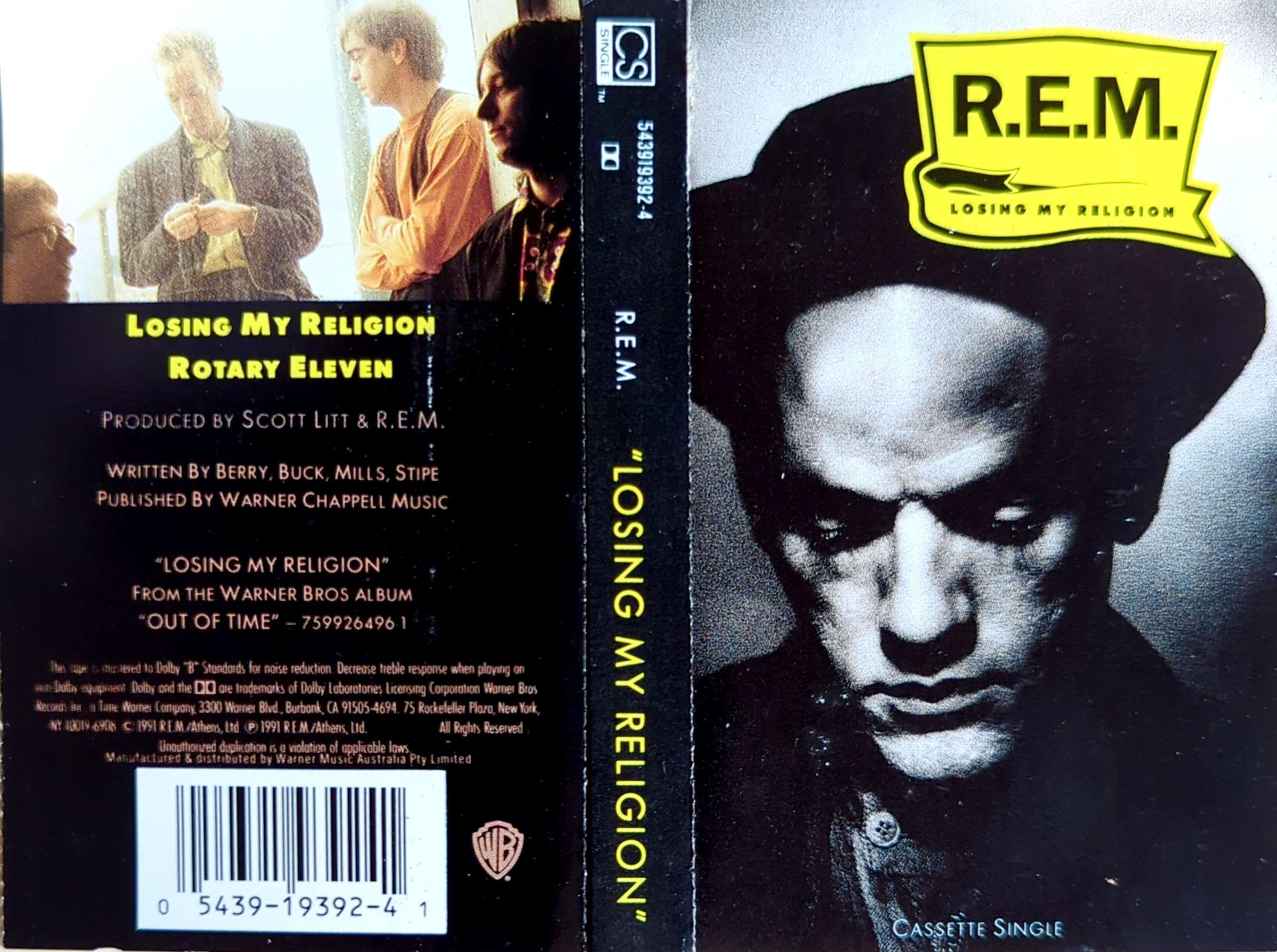 R.E.M. - Losing My Religion Cassette Single