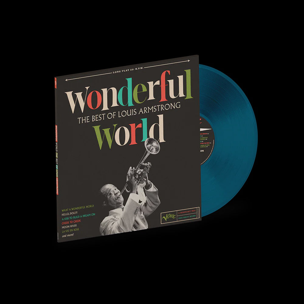 Louis Armstrong - Wonderful World (The Best Of Louis Armstrong) Blue Coloured Vinyl LP