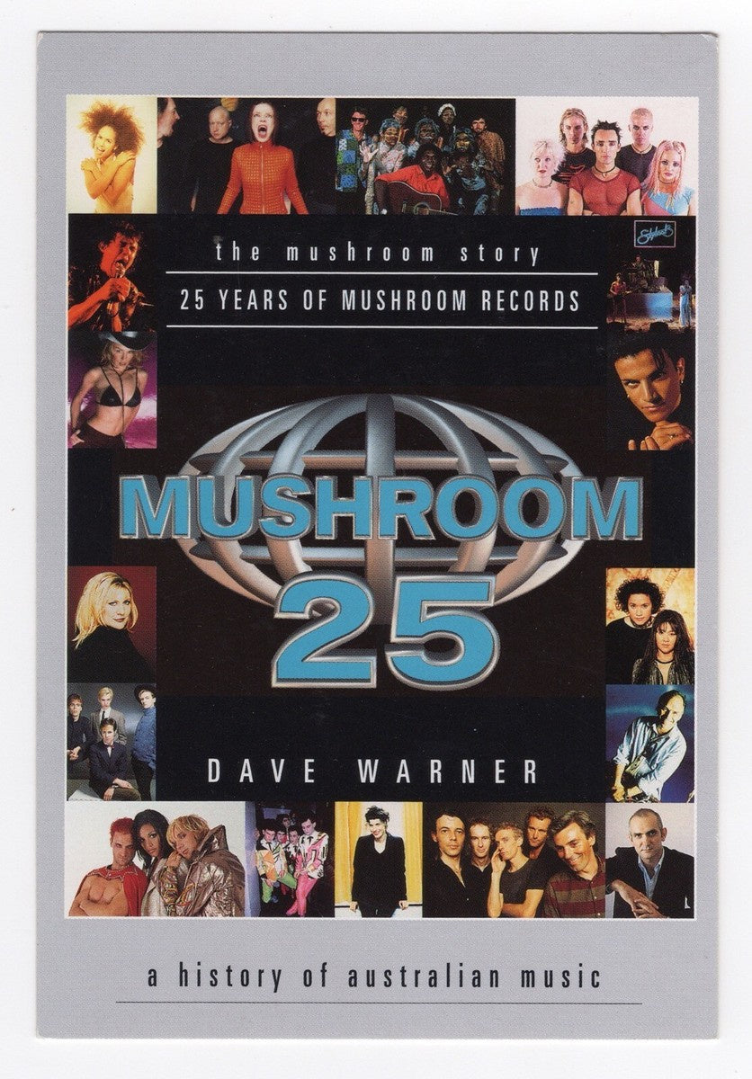 25 Years Of Mushroom Records Book & 3 Promo CDs Press Kit