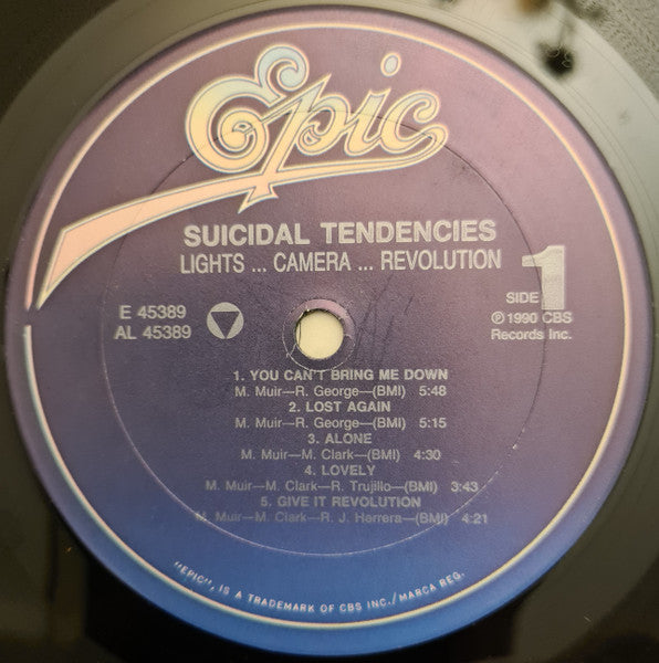 Suicidal Tendencies - Lights Camera Revolution Vinyl LP (Used)