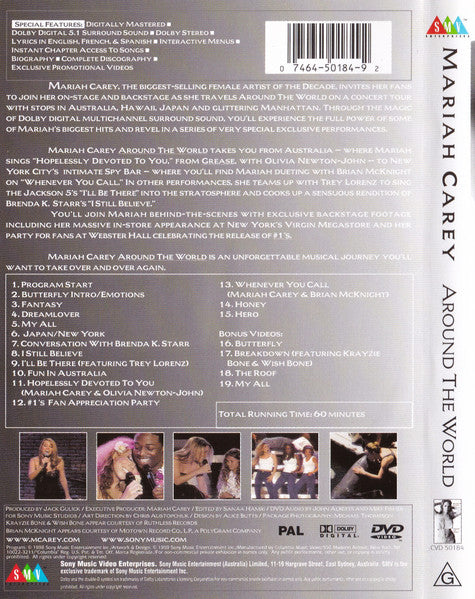 Mariah Carey – Around The World DVD