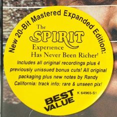 Spirit - Spirit CD
