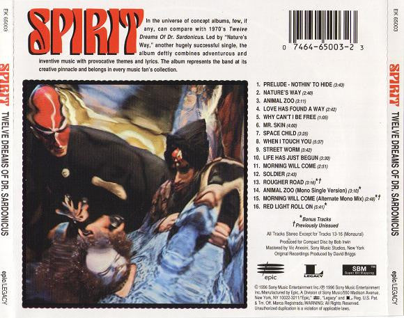 Spirit - Twelve Dreams Of Dr. Sardonicus CD