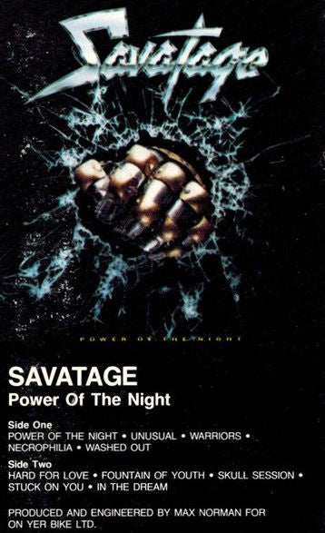 Savatage - Power Of The Night Cassette