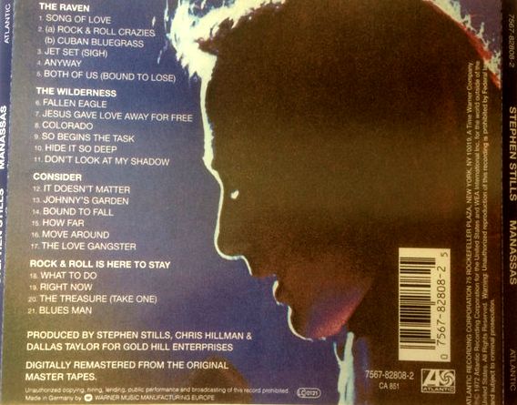 Stephen Stills & Manassas - Manassas CD (Digitally Remastered)