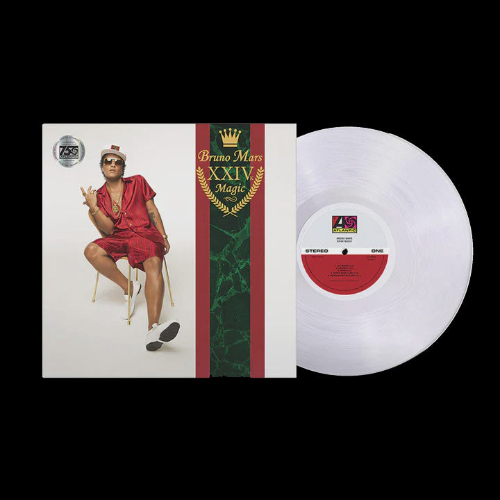 Bruno Mars - 24K Magic Crystal Clear Coloured Vinyl LP