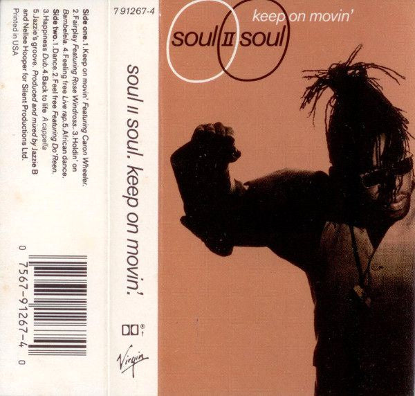 Soul II Soul - Keep On Movin' Cassette Tape