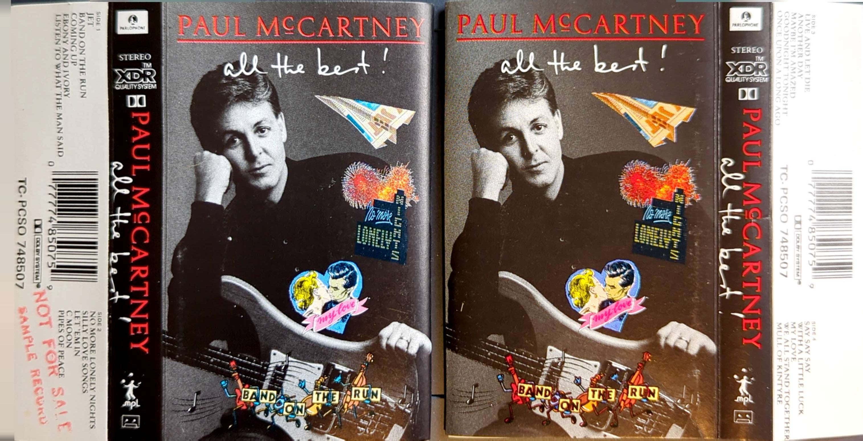Paul McCartney - All The Best! 2 Cassette (Promo/Sample Double Cassette)