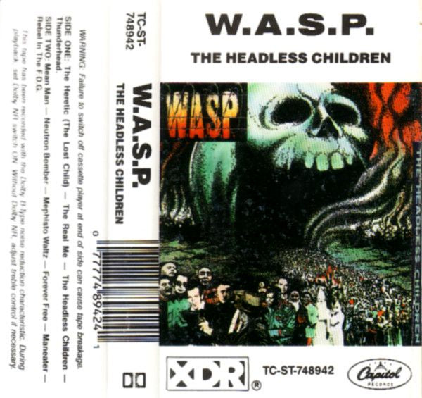 W.A.S.P. - The Headless Children Cassette