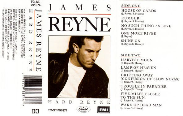 James Reyne – Hard Reyne Cassette Tape