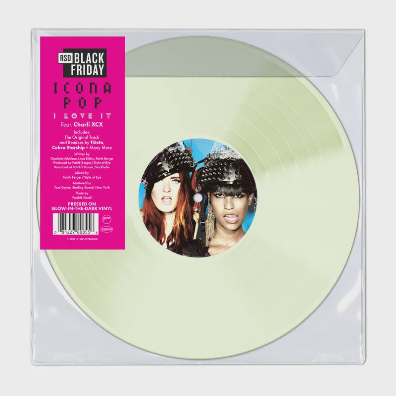 Icona Pop / Charli XCX - I Love It RSDBF2025 Glow-In-The-Dark Coloured Vinyl LP