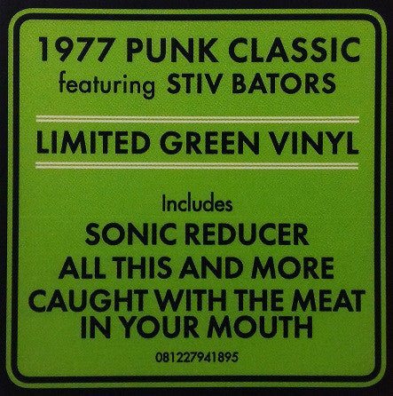 Dead Boys - Young Loud & Snotty Limited Edition Green Translucent Coloured Vinyl LP (Used)