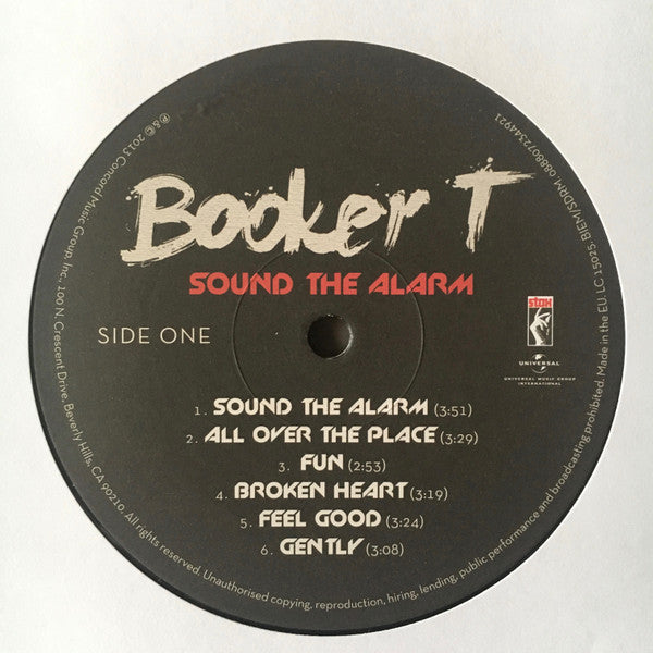 Booker T. Jones - Sound The Alarm Vinyl LP (Used)
