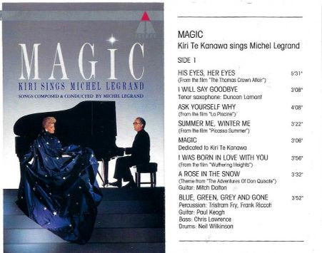 Kiri Te Kanawa & Michel Legrand - Magic (Kiri Sings Michel Legrand) Cassette Tape