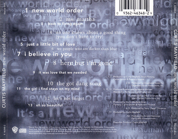 Curtis Mayfield - New World Order CD