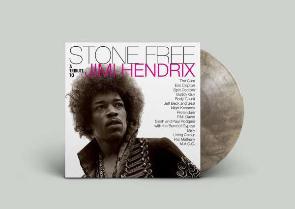Various – Stone Free (A Tribute To Jimi Hendrix) Clear/Black Coloured Vinyl 2LP