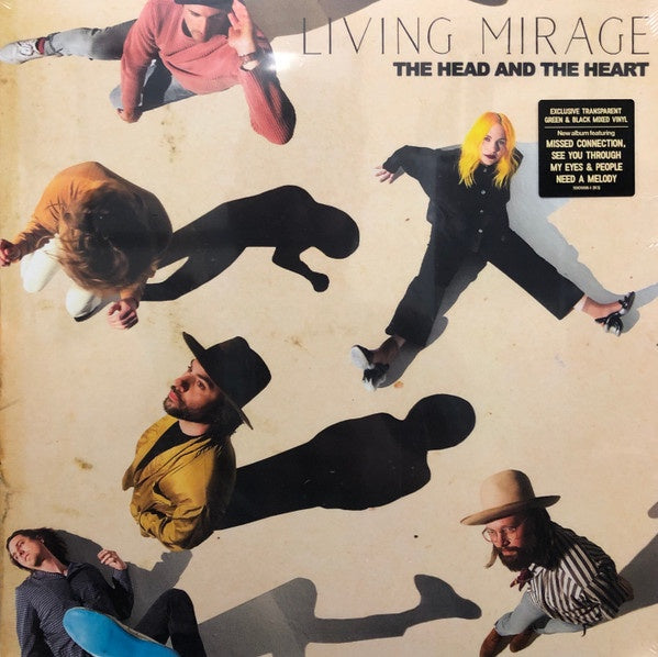 Head & The Heart - Living Mirage Transparent Green Coloured Vinyl LP (Used)