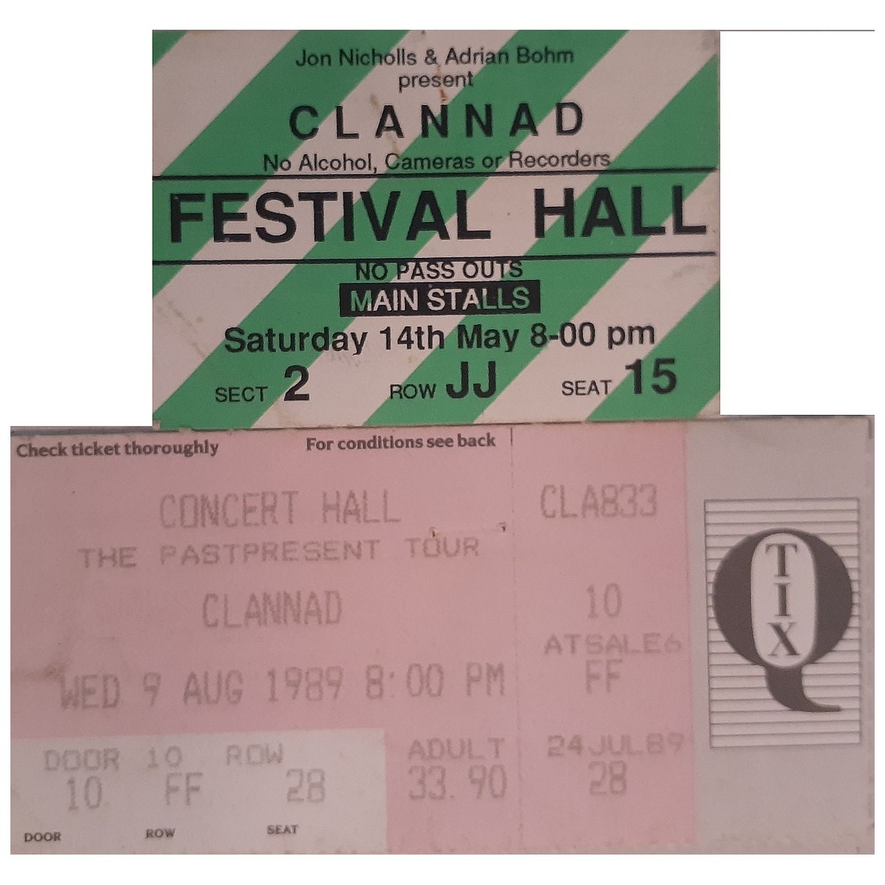 Clannad - Australian Tour 1988 Original Concert Program