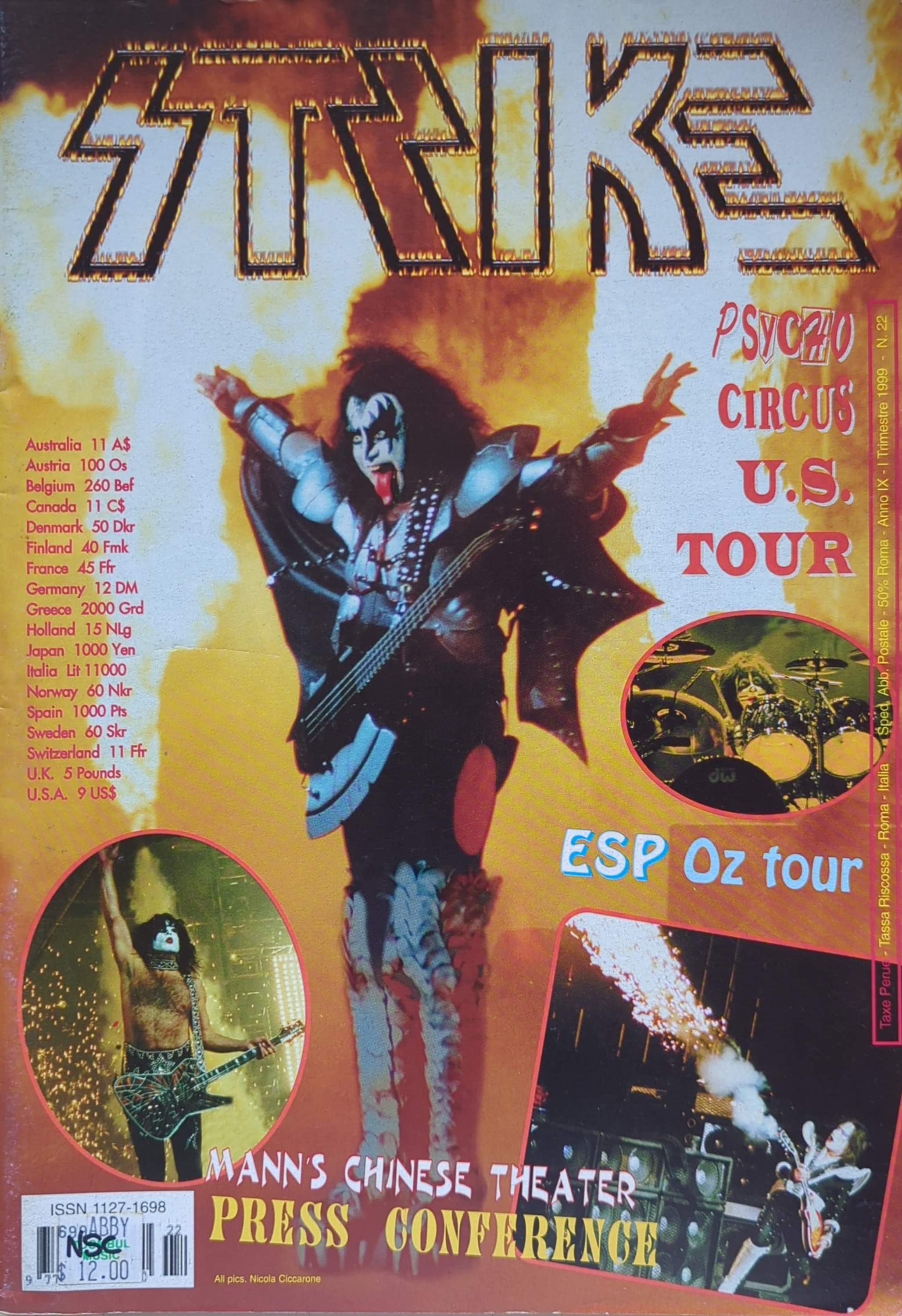 Kiss - Strike Magazine Various Issues 1993-1999
