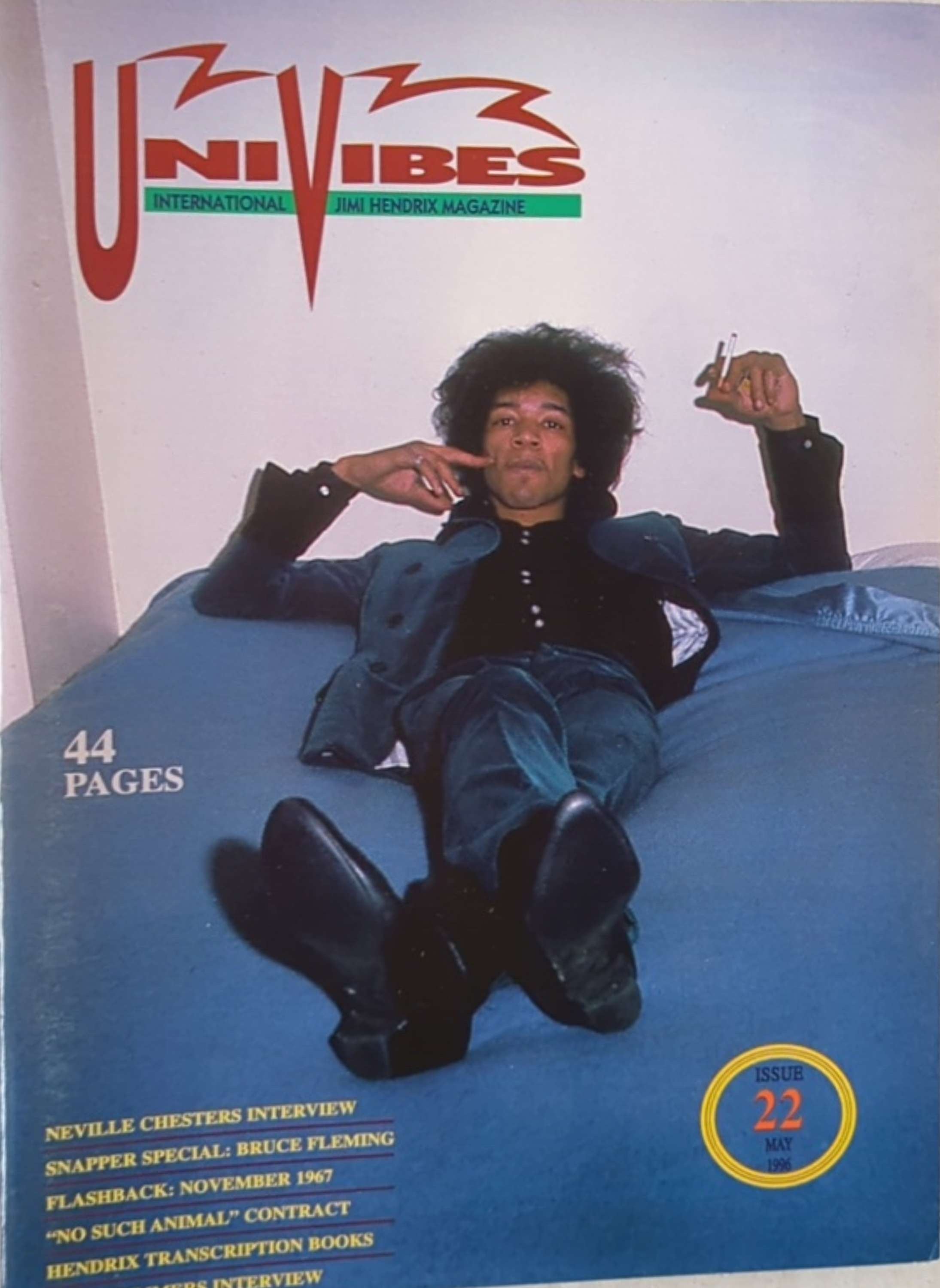 Jimi Hendrix - UniVibes Issue 22 Magazine