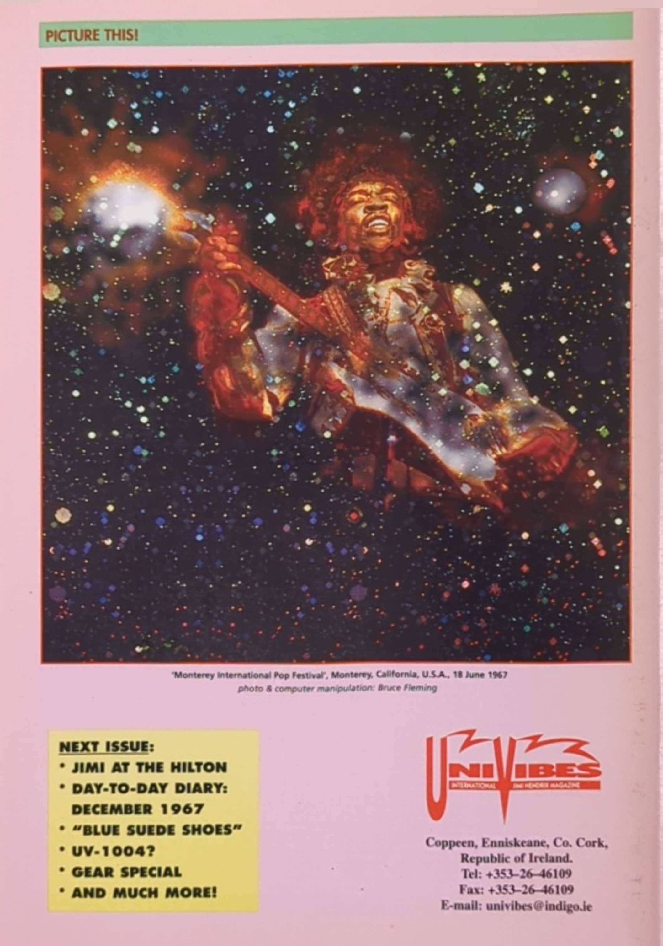 Jimi Hendrix - UniVibes Issue 22 Magazine