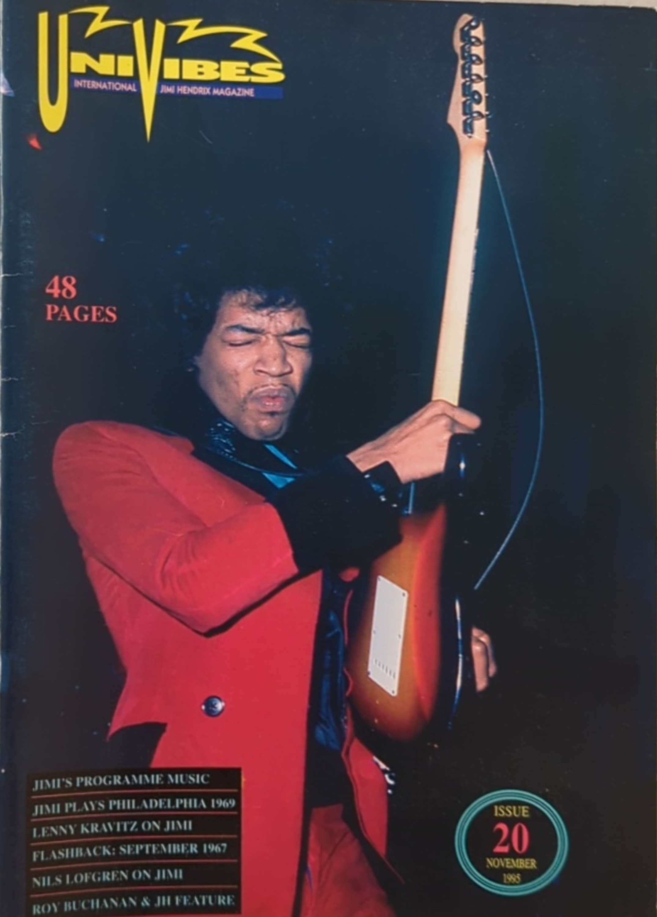 Jimi Hendrix - UniVibes Issue 20 Magazine