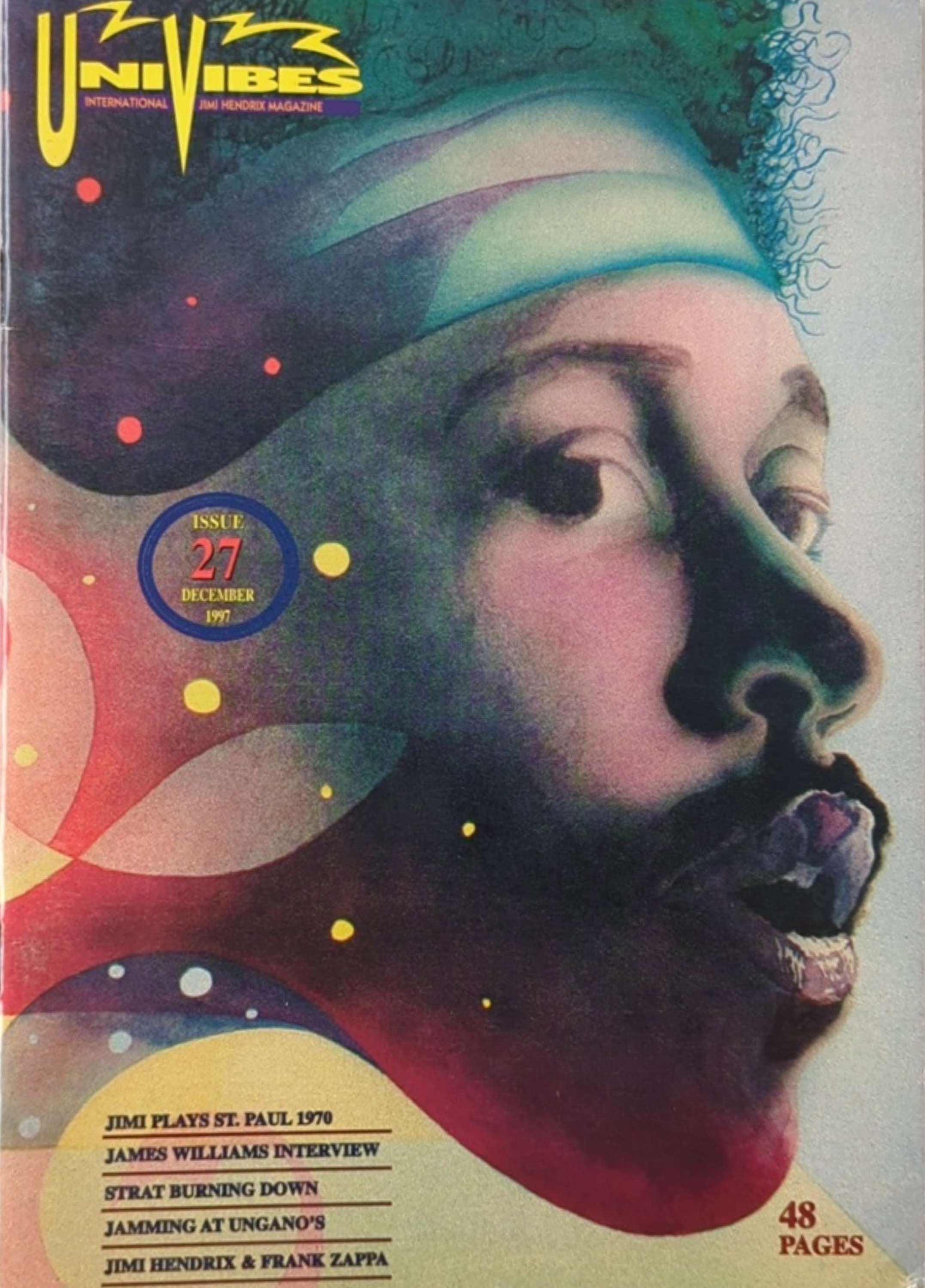 Jimi Hendrix - UniVibes Issue 27 Magazine