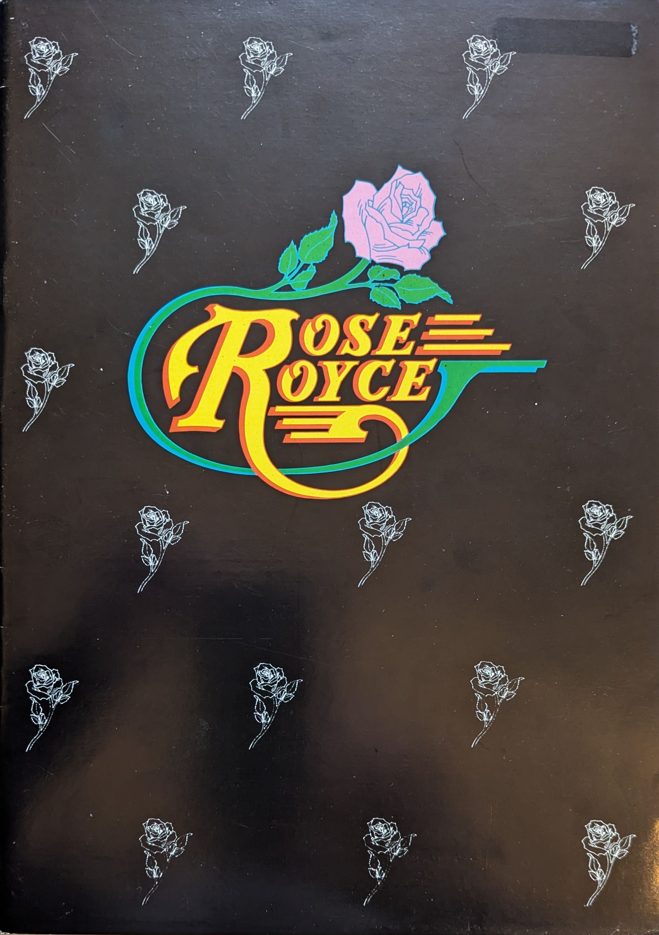 Rose Royce - Spring Tour 1981 UK Original Concert Tour Program