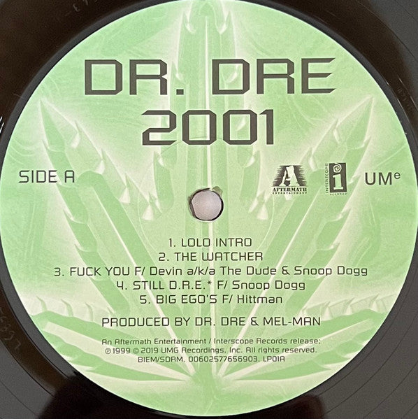 Dr Dre - 2001 Explicit Version Vinyl 2LP (Used)
