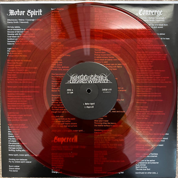 King Gizzard & The Lizard Wizard - Petrodragonic Apocalypse; Or, Dawn Of Eternal Night: An Annihilation Of Planet Earth And The Beginning Of Merciless Damnation Blood Mist Clear/Ruby Marbled Coloured Vinyl Limited Edition 2LP (Used)
