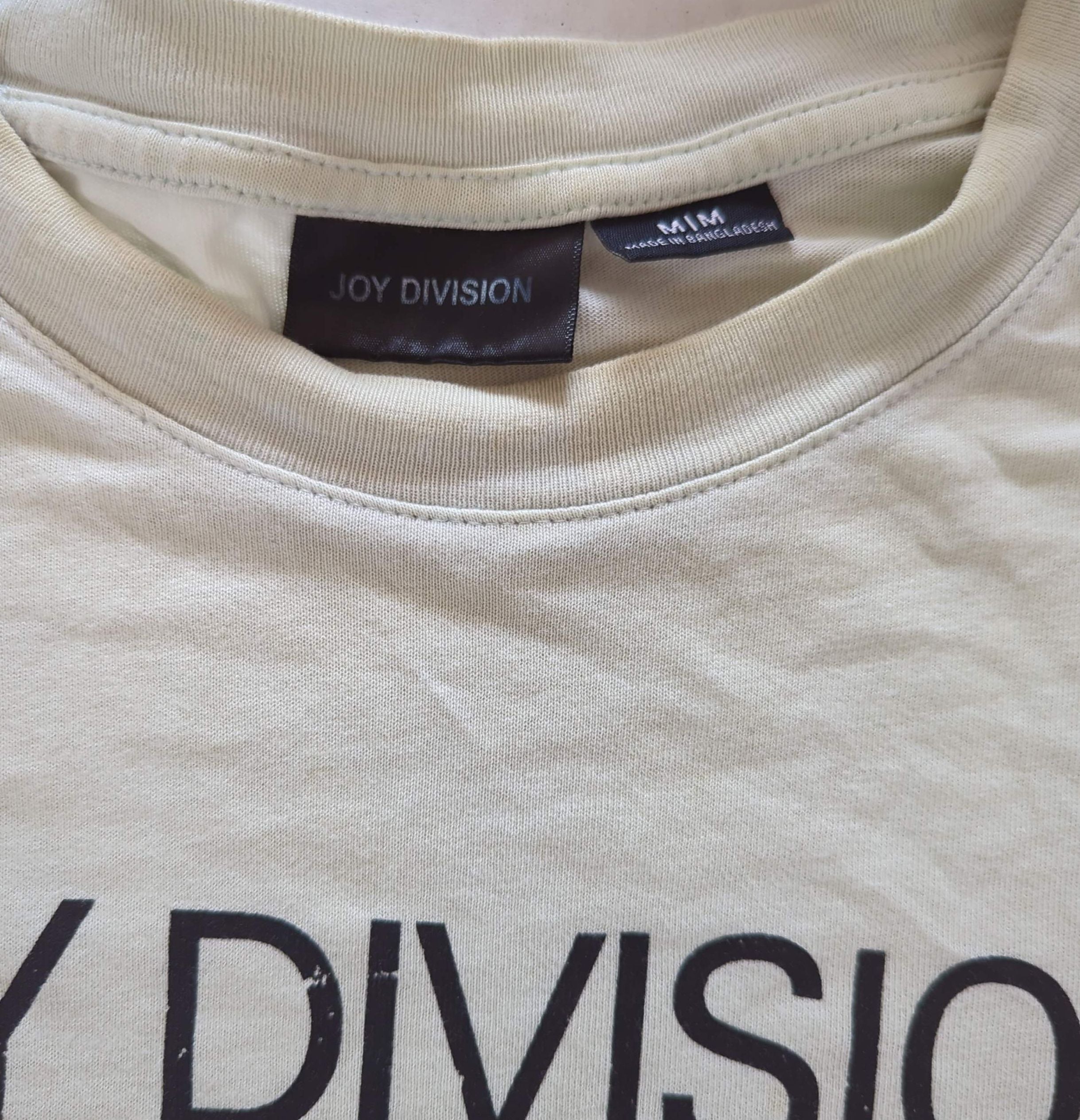 Joy Division - Unknown Pleasures Vintage T-Shirt Grey Size M