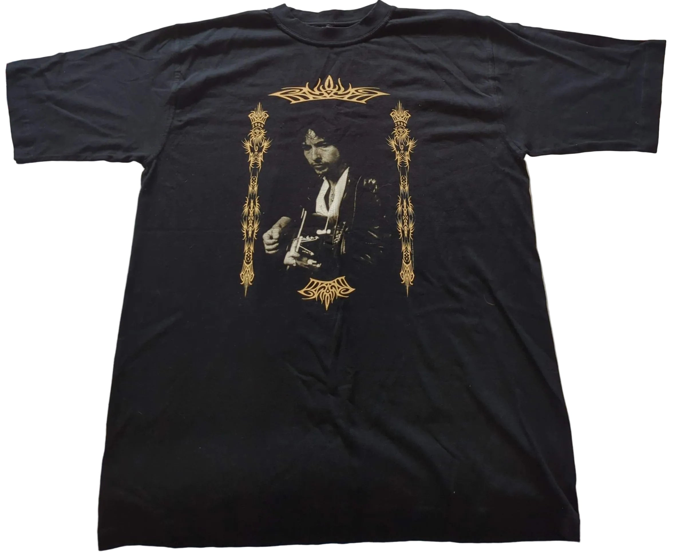 Bob Dylan - The Never Ending Tour 2000 Vintage T-Shirt Black Size L