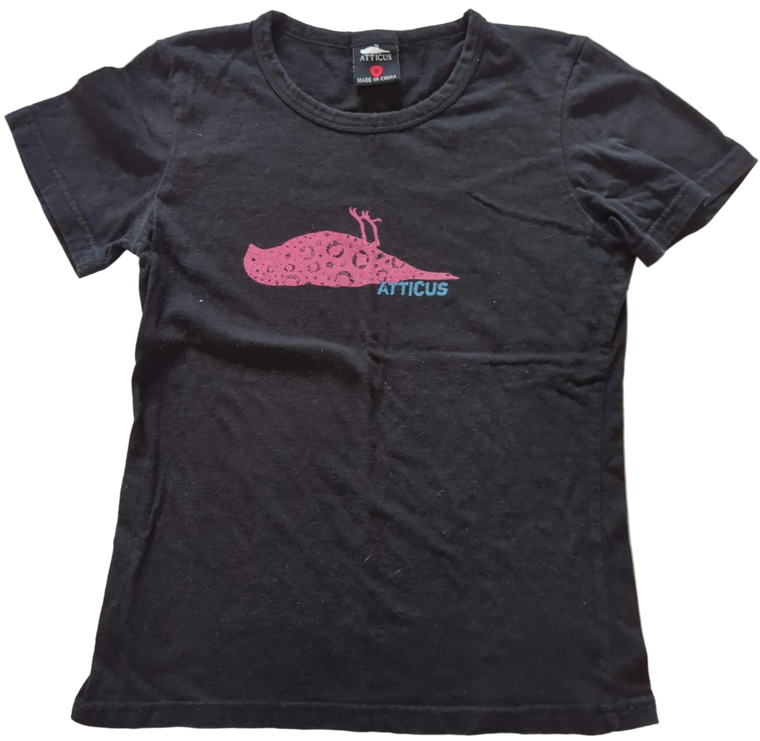 Blink-182 - Atticus Finch Logo Vintage T-Shirt Black Ladies Size 8