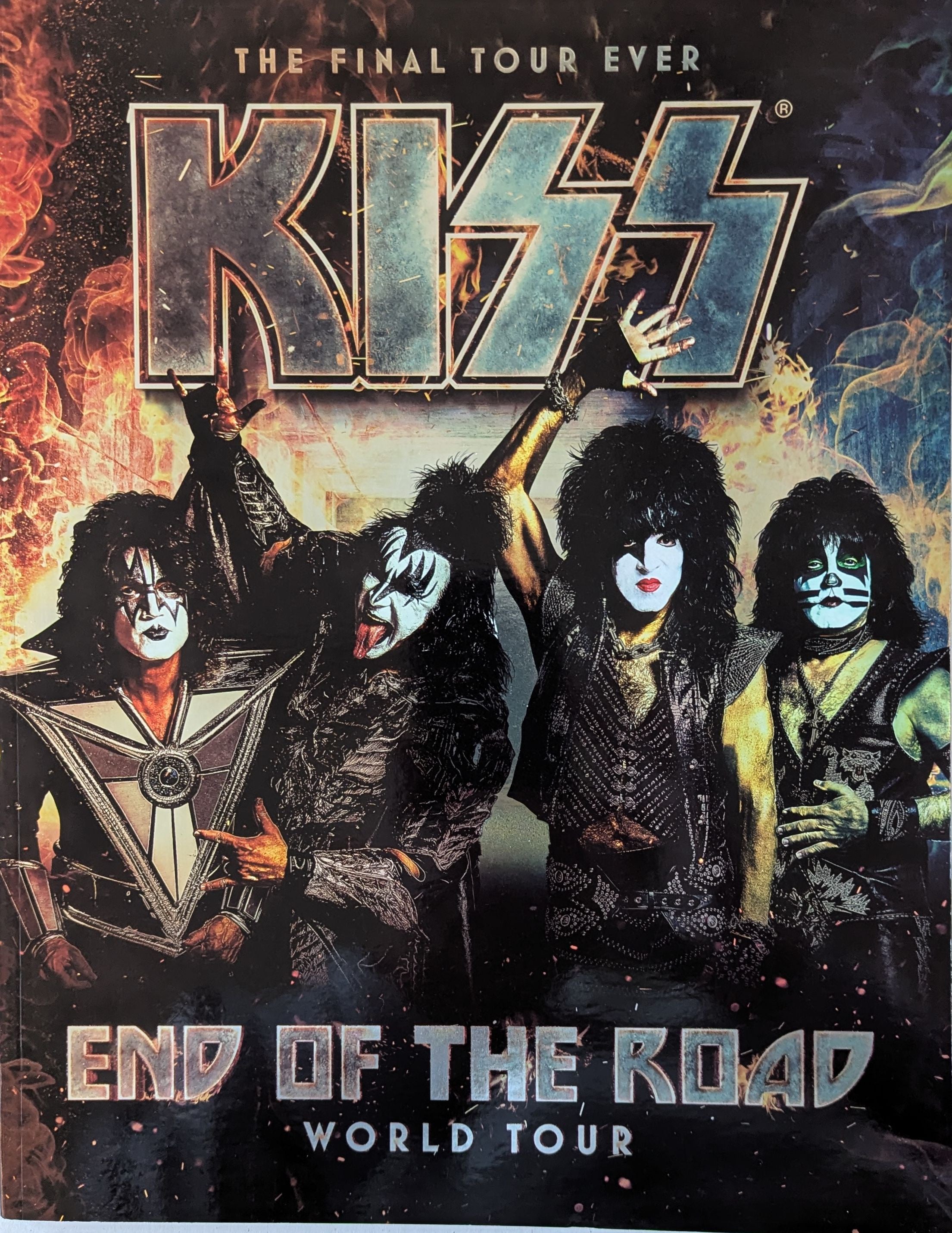 Kiss - End Of The Road World Tour 2019 Concert Tour Program