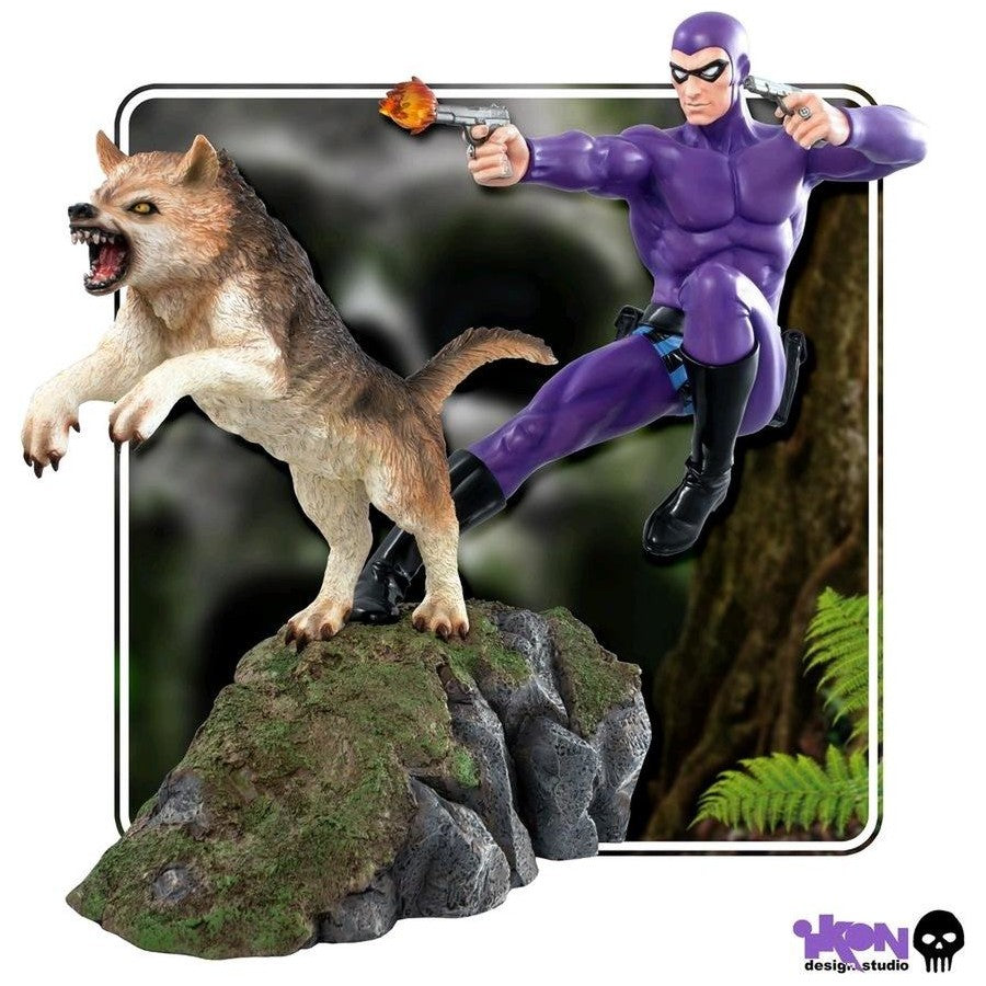The Phantom - Phantom and Devil Purple Suit Statue