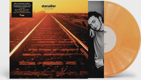 Starsailor - Love Is Here Transparent Orange Coloured Vinyl LP
