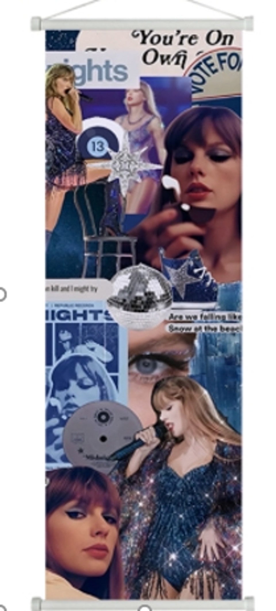 Taylor Swift - Fabric Hanging Banner Collage