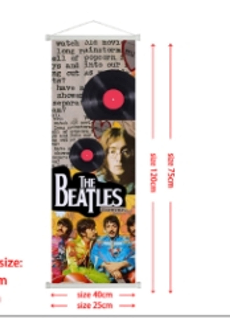 Beatles - Fabric Hanging Banner Sgt Pepper