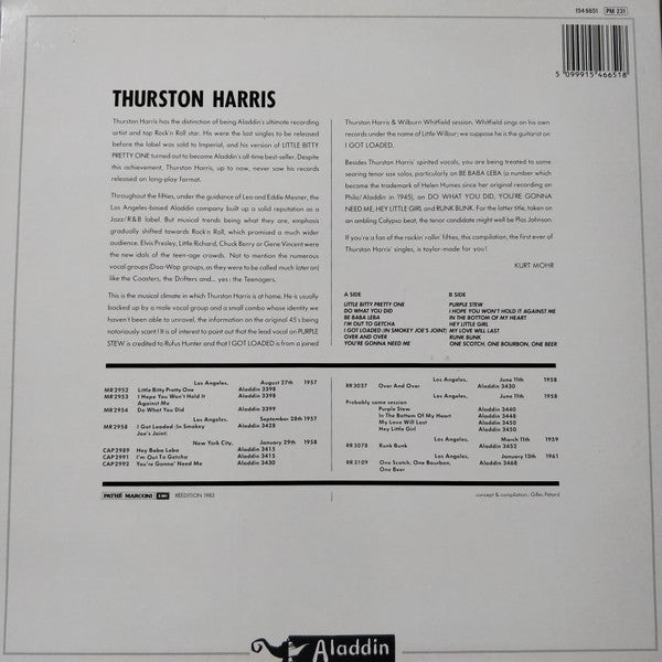Thurston Harris - Little Bitty Pretty One Vinyl LP (Used)