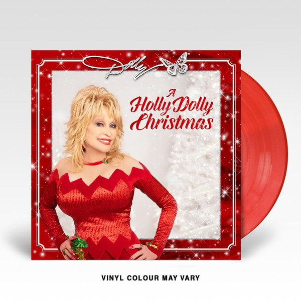 Dolly Parton - A Holly Dolly Christmas Limited Opaque Red Coloured Vinyl LP