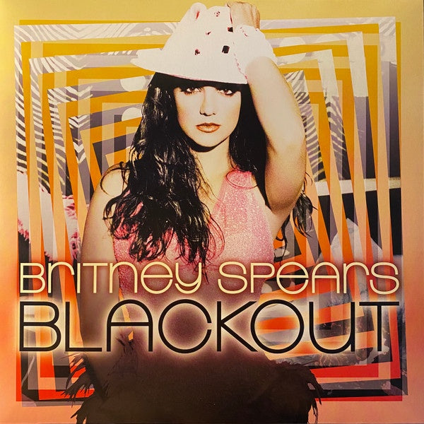 Britney Spears - Blackout Clear With Black Yellow And Red Splatter Coloured Vinyl LP (Used)