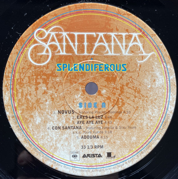 Santana - Splendiferous RSD2022 Indie Exclusive Vinyl 2LP (Used)