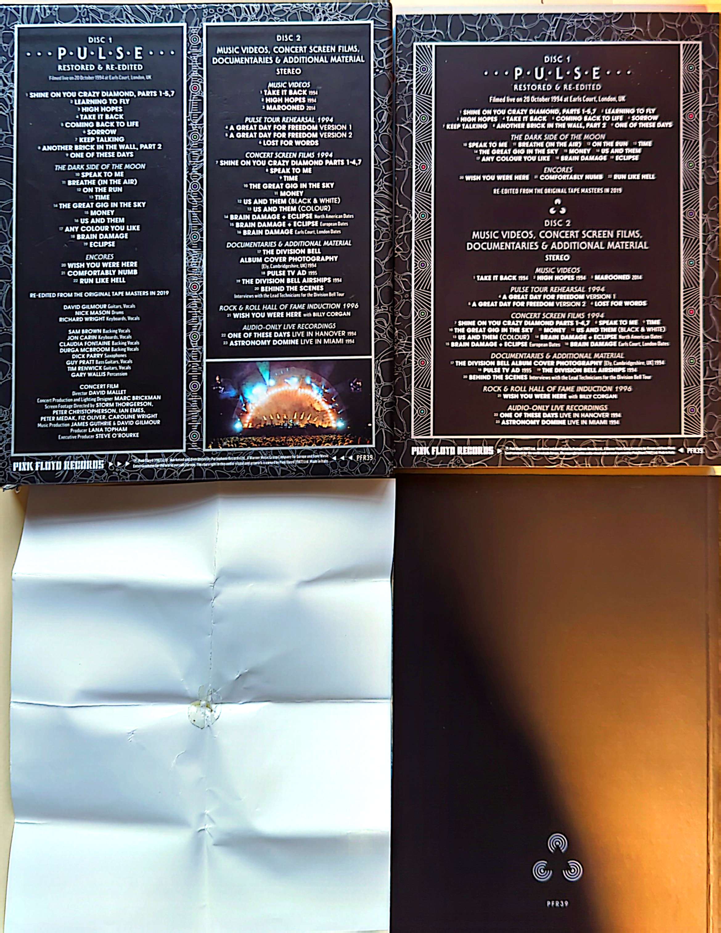 Pink Floyd – Pulse P.U.L.S.E. Deluxe Ed 2 Disc Blu-Ray DVD Boxset (Used)